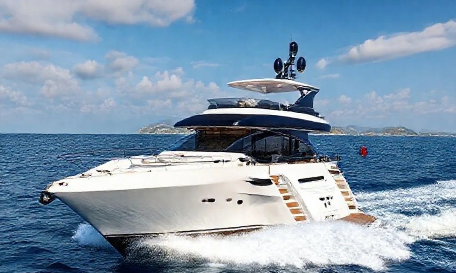 High-end yacht rental business